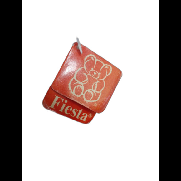 1997 vintage Plush Fiesta 8.5" White Patch Foot Bear - Picture 4 of 4